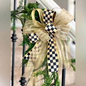 Handmade made Mackenzie Childs Bow